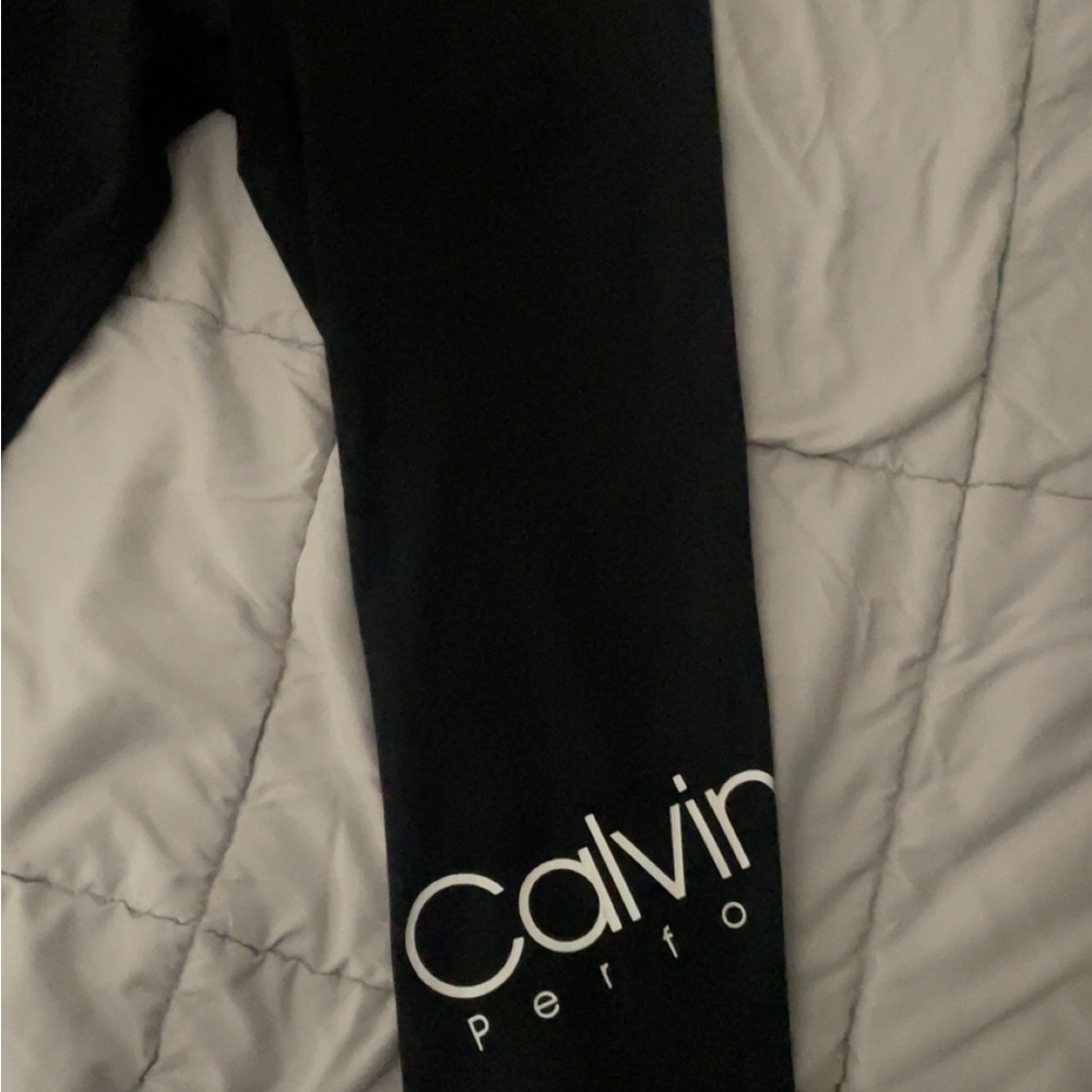 Calvin Klein Black Leggings capri length